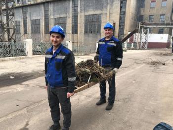Проведение субботника